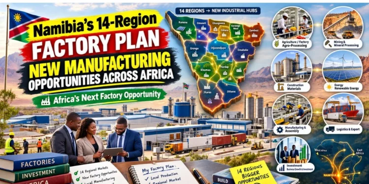 Namibia 14 Region Factory Plan: Manufacturing Opportunities
