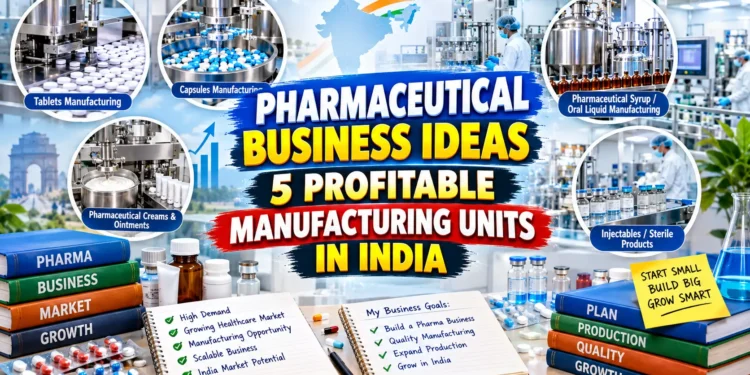 Pharmaceutical Business Ideas in India: 5 Manufacturing Unit