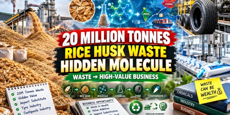 Rice husk based manufacturing business in India producing precipitated silica and high-value industrial products