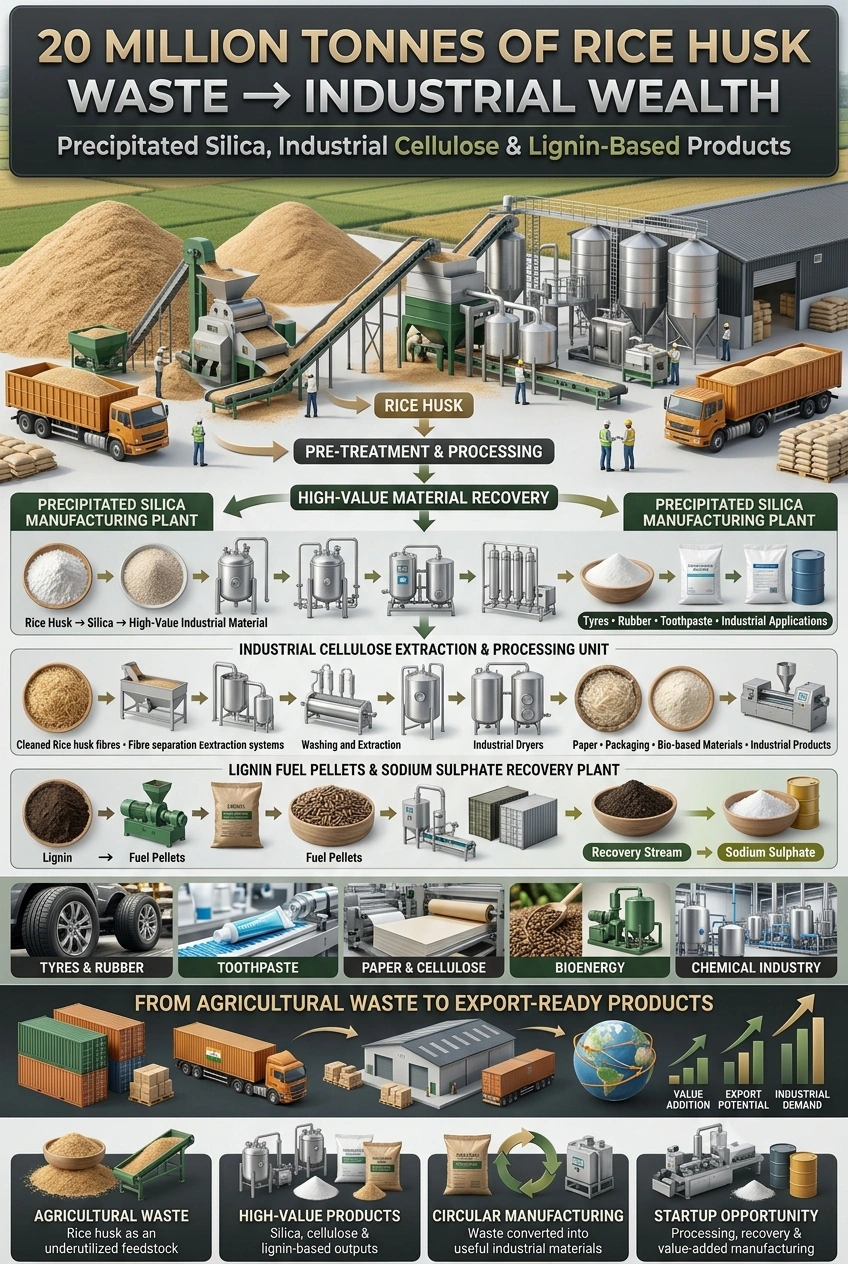 Rice Husk Based Manufacturing Business: Precipitated Silica
