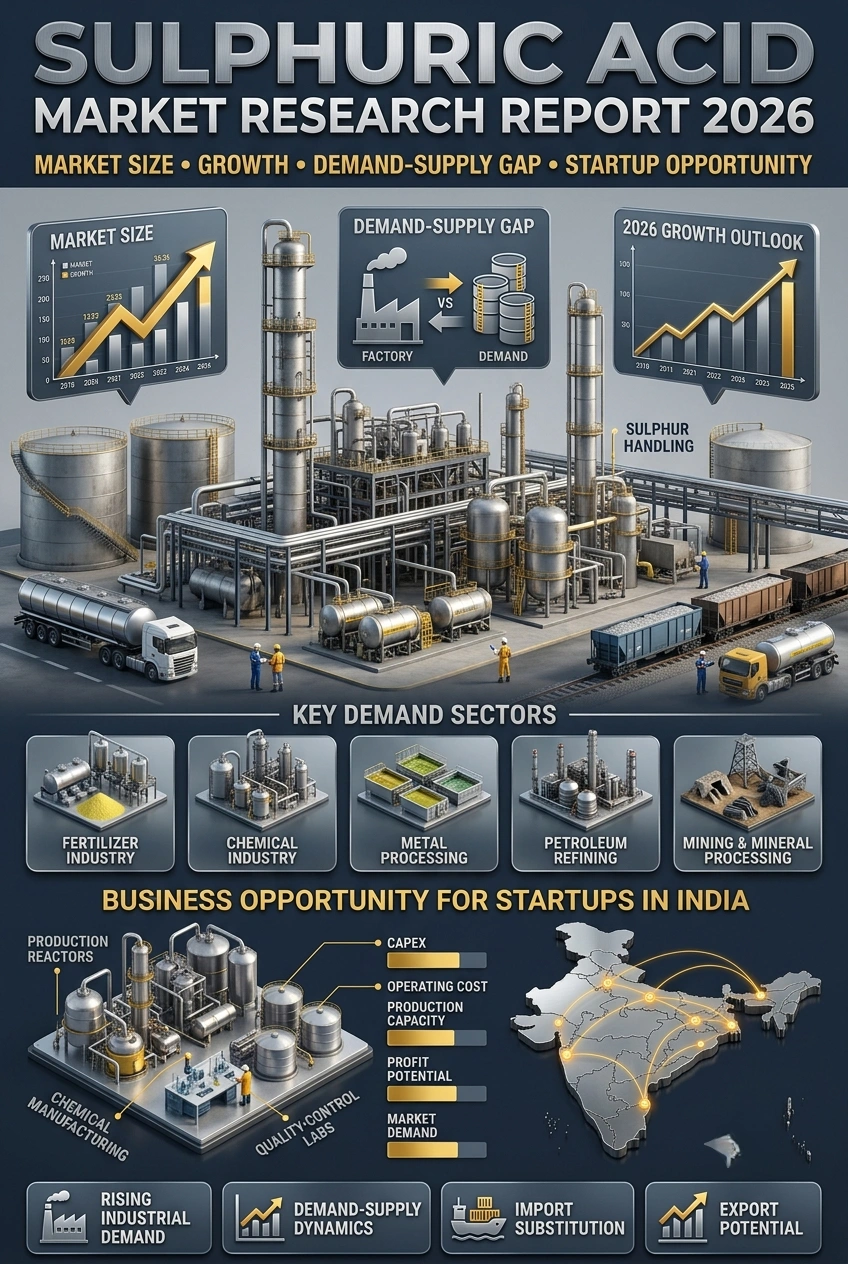 Sulphuric Acid Market Size, Demand and Business Opportunity in India