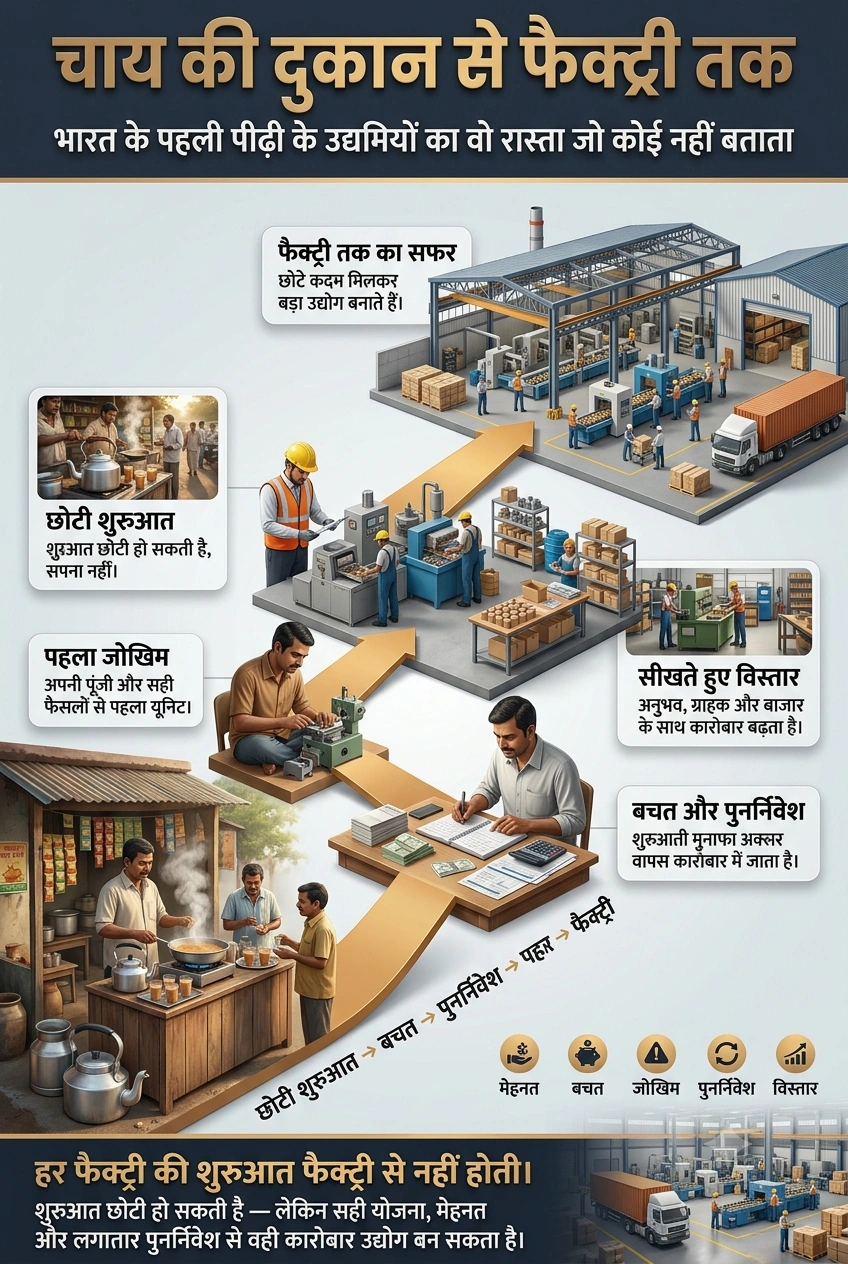 छोटे व्यापार से बड़ी कंपनी तक का सफर और भारत में MSME उद्यमिता के अवसर