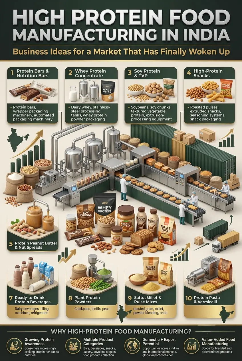 High Protein Food Manufacturing in India