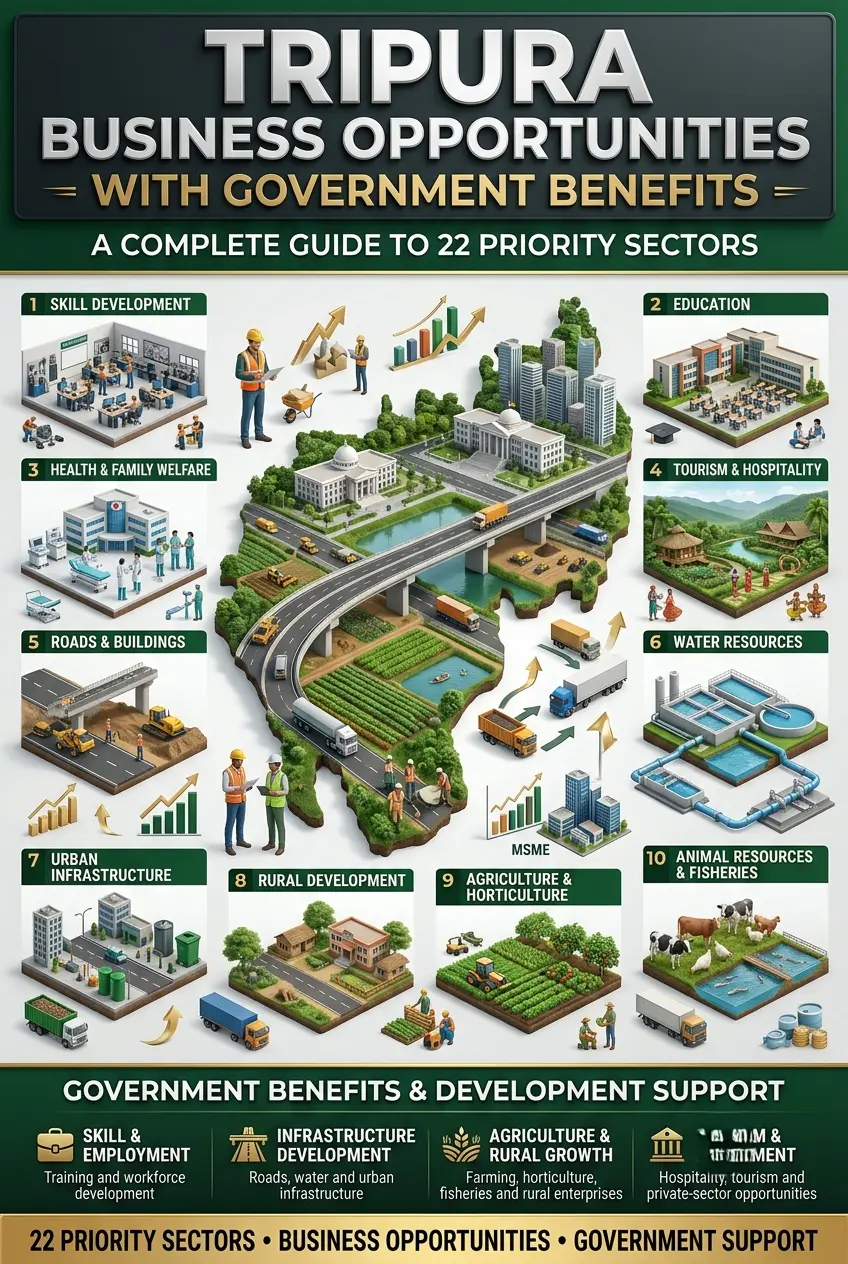 Tripura business opportunities across 22 priority sectors