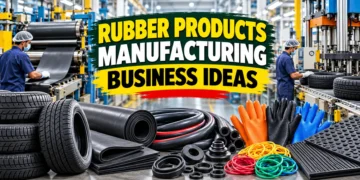 Rubber products manufacturing business ideas and production opportunities