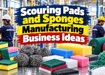 Scouring pads and sponges manufacturing business ideas and production process