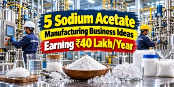 Sodium acetate manufacturing business ideas in India earning up to ₹40 lakh per year