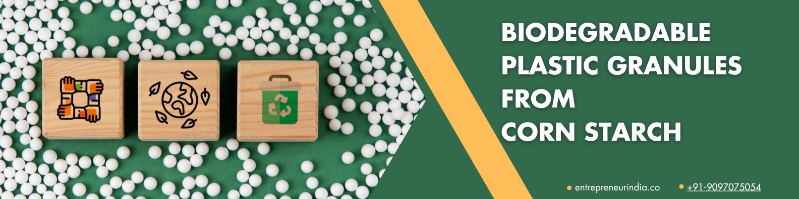 Biodegaradablce Plastic Granules from Corn Starch