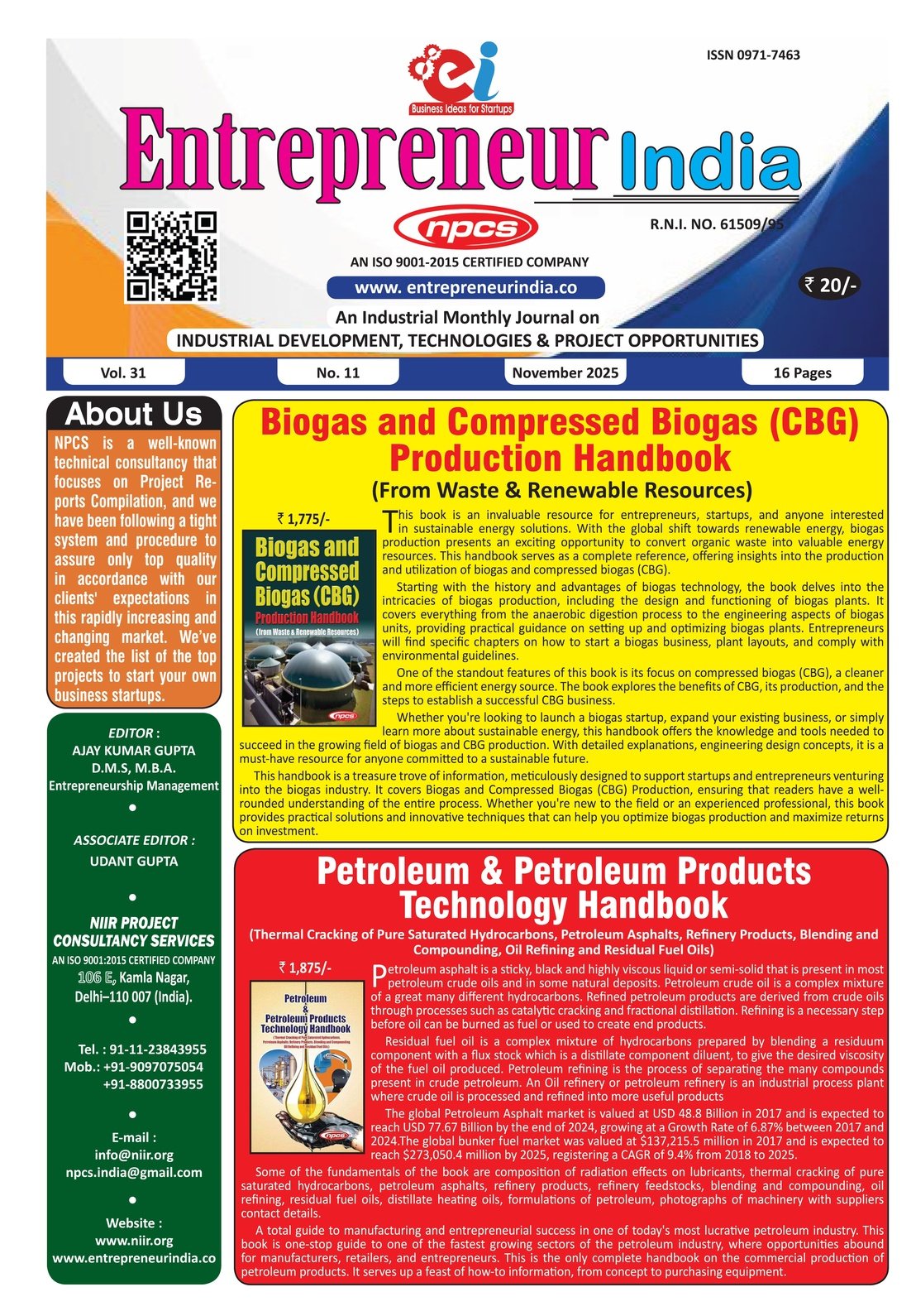 November2025 Entrepreneur India Monthly Magazine