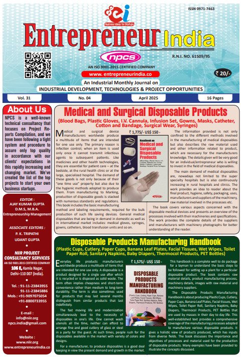 April 2025 Entrepreneur India Monthly Magazine