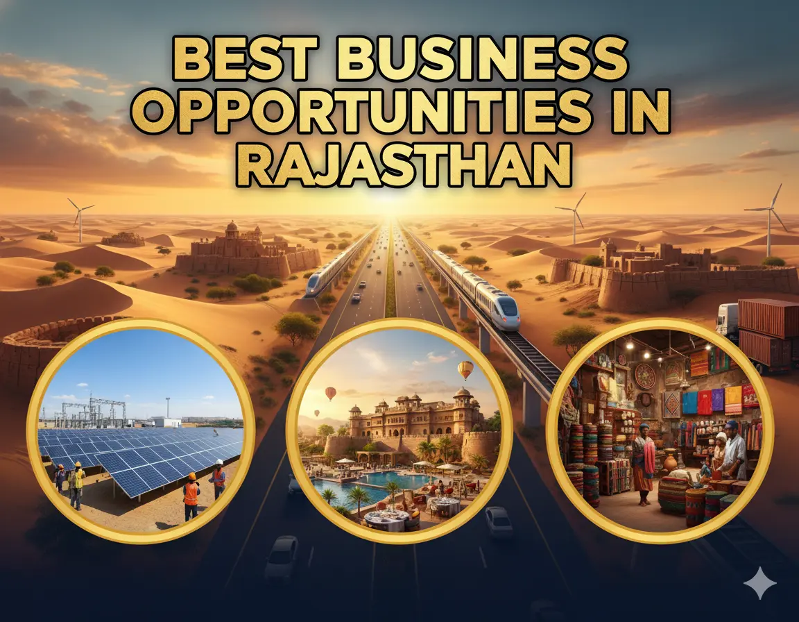Best Business Opportunities in Rajasthan- Identification and Selection of right Project, Thrust areas for Investment, Industry Startup and Entrepreneurship Projects 