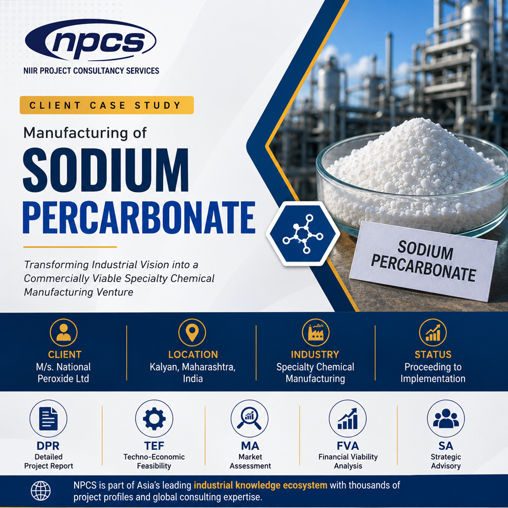 National Peroxide Ltd Case Study – Sodium Percarbonate Manufacturing Project