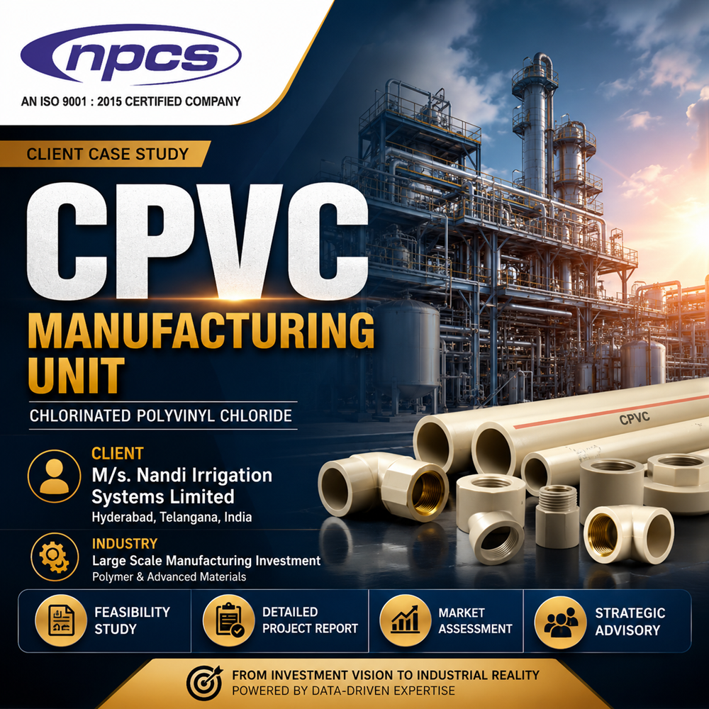 CPVC Manufacturing Project Feasibility Study for Nandi Irrigation Systems Limited