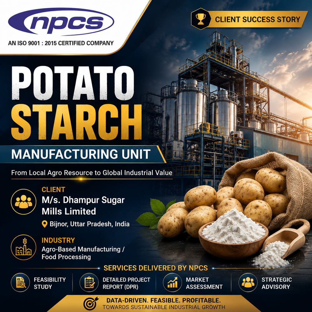 Potato Starch Manufacturing Project for Dhampur Sugar Mills Limited