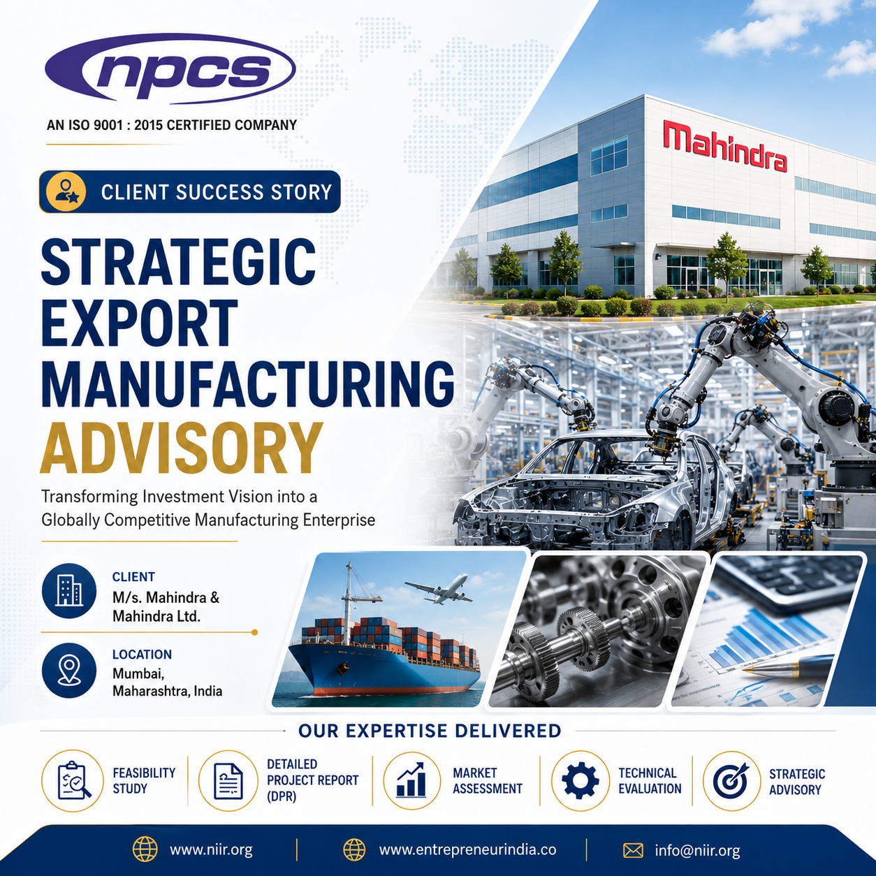 Strategic Export-Oriented Manufacturing Advisory for Mahindra & Mahindra Ltd.