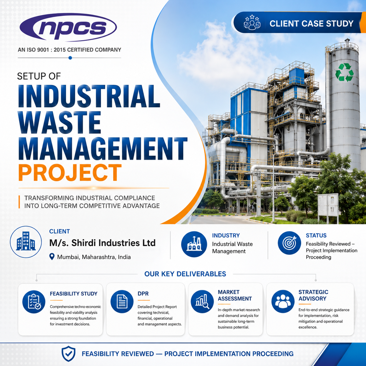 Strategic Advisory for Industrial Waste Management Facility Setup