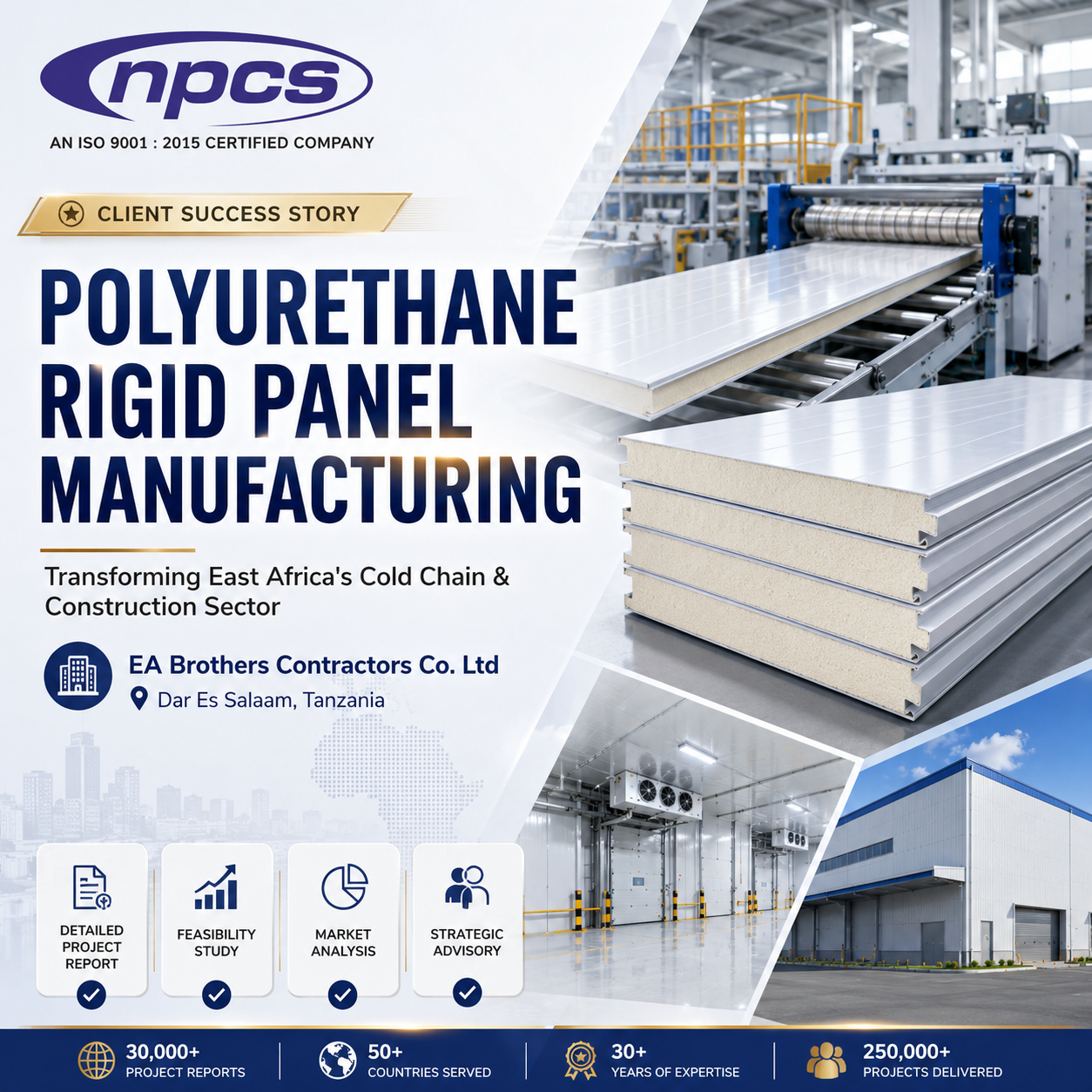 How a Tanzanian Construction Firm Entered Polyurethane Panel Manufacturing with Full Clarity