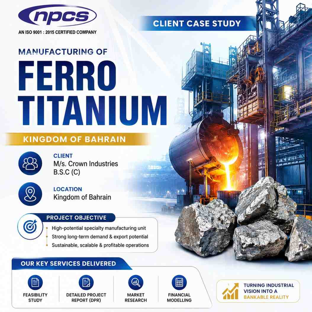 Ferrotitanium Manufacturing in Bahrain — A Feasibility Success Story with Crown Industries