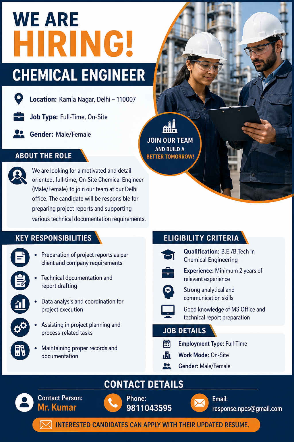 Chemical Engineer