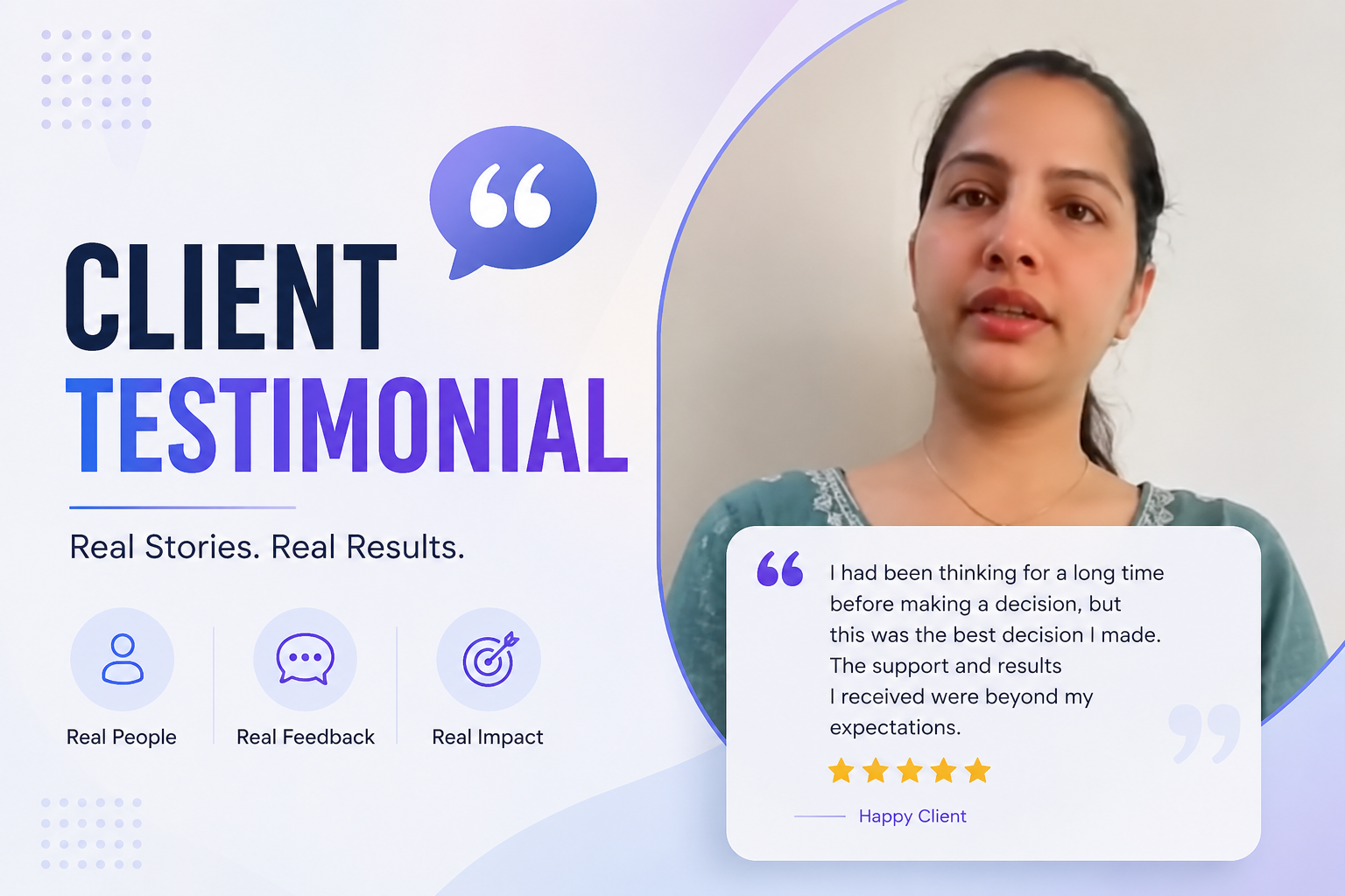 Client Testimonial