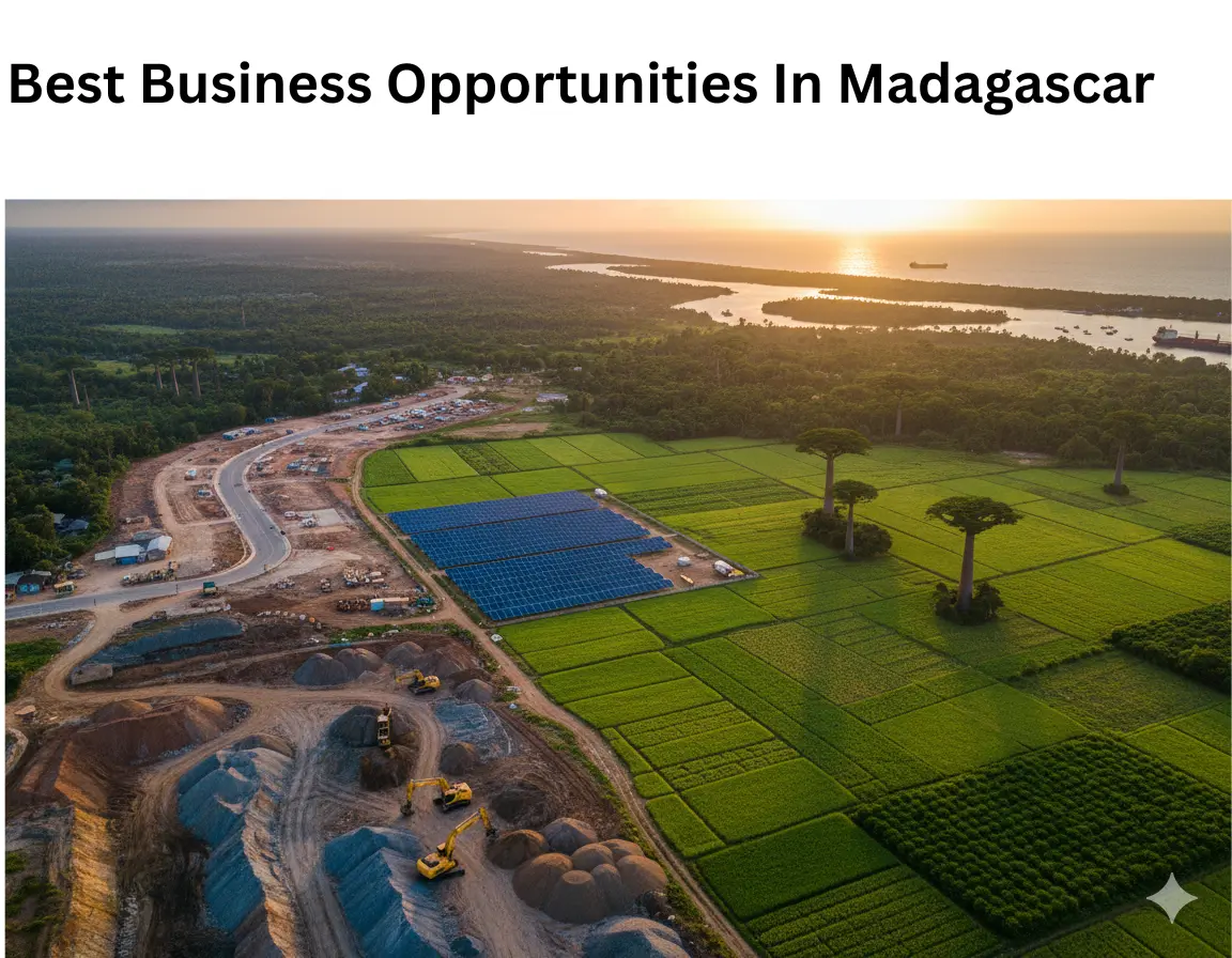 Best Business Opportunities in Madagascar, Africa- Identification and Selection of right Project, Thrust areas for Investment, Industry Startup and Entrepreneurship