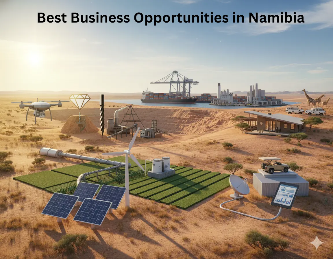 Best Business Opportunities in Namibia, Africa - Identification and Selection of right Project, Thrust areas for Investment, Industry Startup and Entrepreneurship