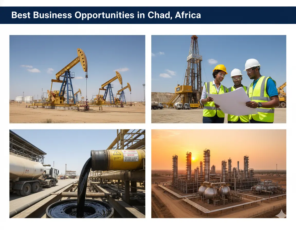 Best Business Opportunities in Chad, Africa- Identification and Selection of right Project, Thrust areas for Investment, Industry Startup and Entrepreneurship