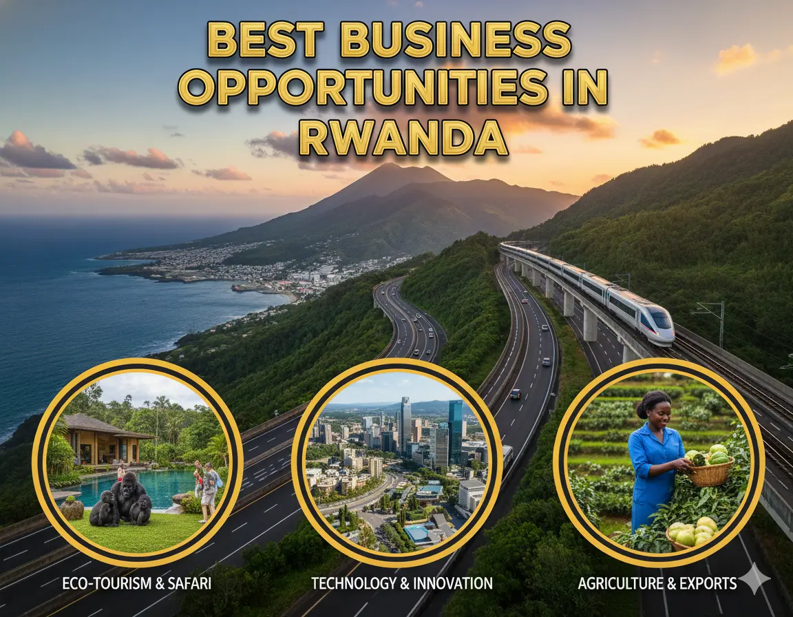 Best Business Opportunities in Rwanda, Africa - Identification and Selection of right Project, Thrust areas for Investment, Industry Startup and Entrepreneurship