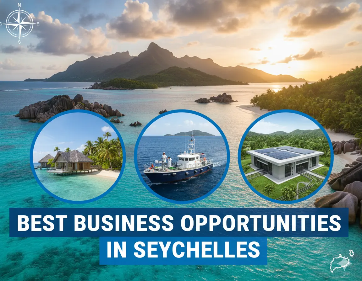 Best Business Opportunities in Seychelles, Africa- Identification and Selection of right Project, Thrust areas for Investment, Industry Startup and Entrepreneurship