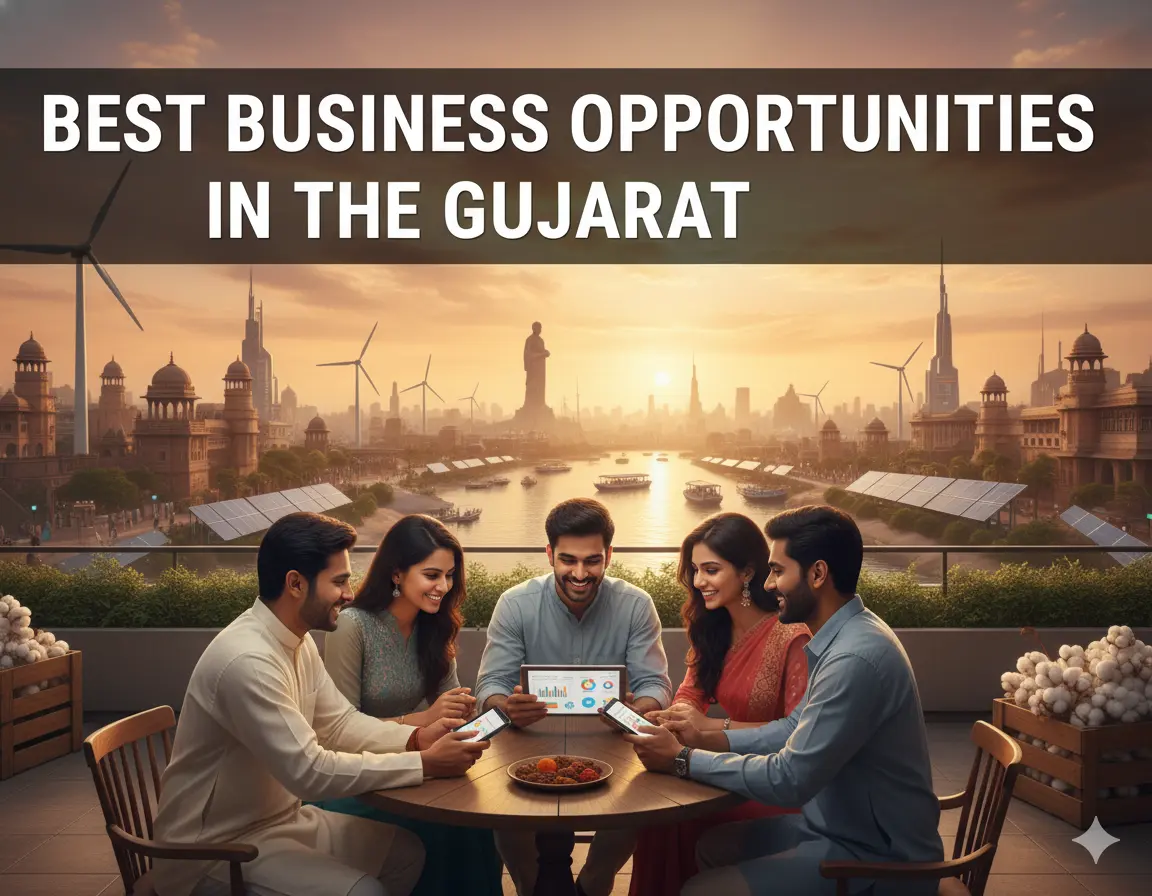 Best Business Opportunities in Gujarat - Identification and Selection of right Project, Thrust areas for Investment, Industry Startup and Entrepreneurship