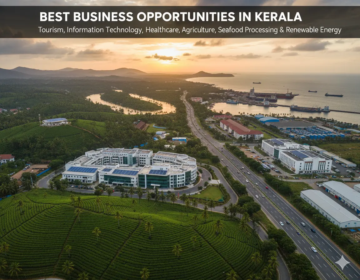 Best Business Opportunities in Kerala- Identification and Selection of right Project, Thrust areas for Investment, Industry Startup and Entrepreneurship Projects 